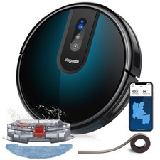 Bagotte BG750 Robot Vacuum Cleaner Mop 2000Pa WiFi Self Charging Black
