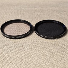 Hoya 55mm Skylight 1B Filter  Vivitar 55mm Polarizing CPL Filter Japan Lot