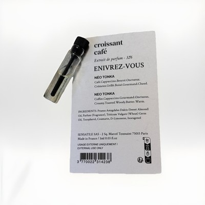 Versatile Paris |  Croissant Cafe Extrait De Parfum Sample 1ml