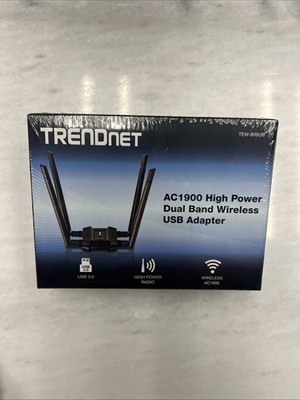 TRENDnet AC1900 Wi-Fi USB Adapter Dual Band Wireless TEW-809UB