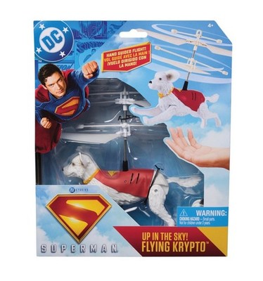 DC Comics SUPERMAN Up in the Sky Flying Krypto 7.5-Inch Hovering Superdog RC NEW