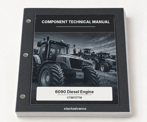 Component Technical Manual fits John Deere 6090 Diesel Engine CTM117719 - product listing photo