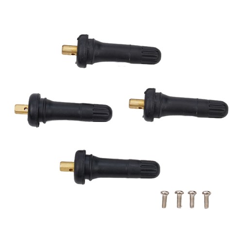 Valve Stem 4Pcs Black Tire Pressure Parts Practical Accessories Useful - Picture 6 of 12