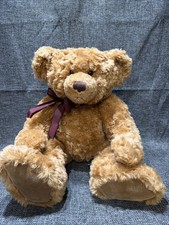 Russ J. B. Bear Teddy Bear Plush 18" Brown Vintage Classic Retro Stuffed Animal