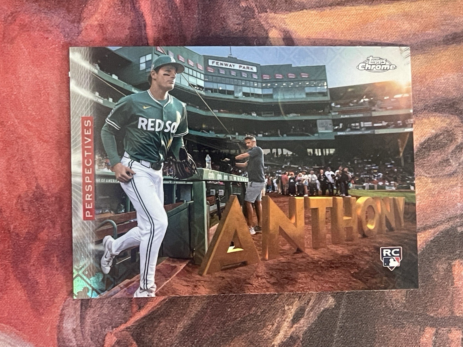 Roman Anthony RC 2026 Topps Chrome Logofractor Perspectives #P-2 Logofractor