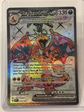 Pokémon TCG Charizard EX Obsidian Flames Ultra Rare Full Art Holo Card 215/197