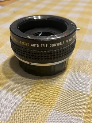 Lenmar Multi Coated Auto-Tele Converter Lens Made In Japan Original Box! 