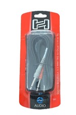 Hosa CMR-206 3.5 mm TRS to Dual RCA Stereo Breakout Cable, 10 Feet Black Audio