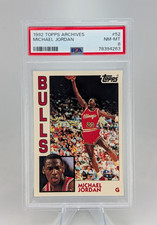 1992-93 Topps Archives MICHAEL JORDAN #52 PSA 8 Chicago Bulls HOF GOAT