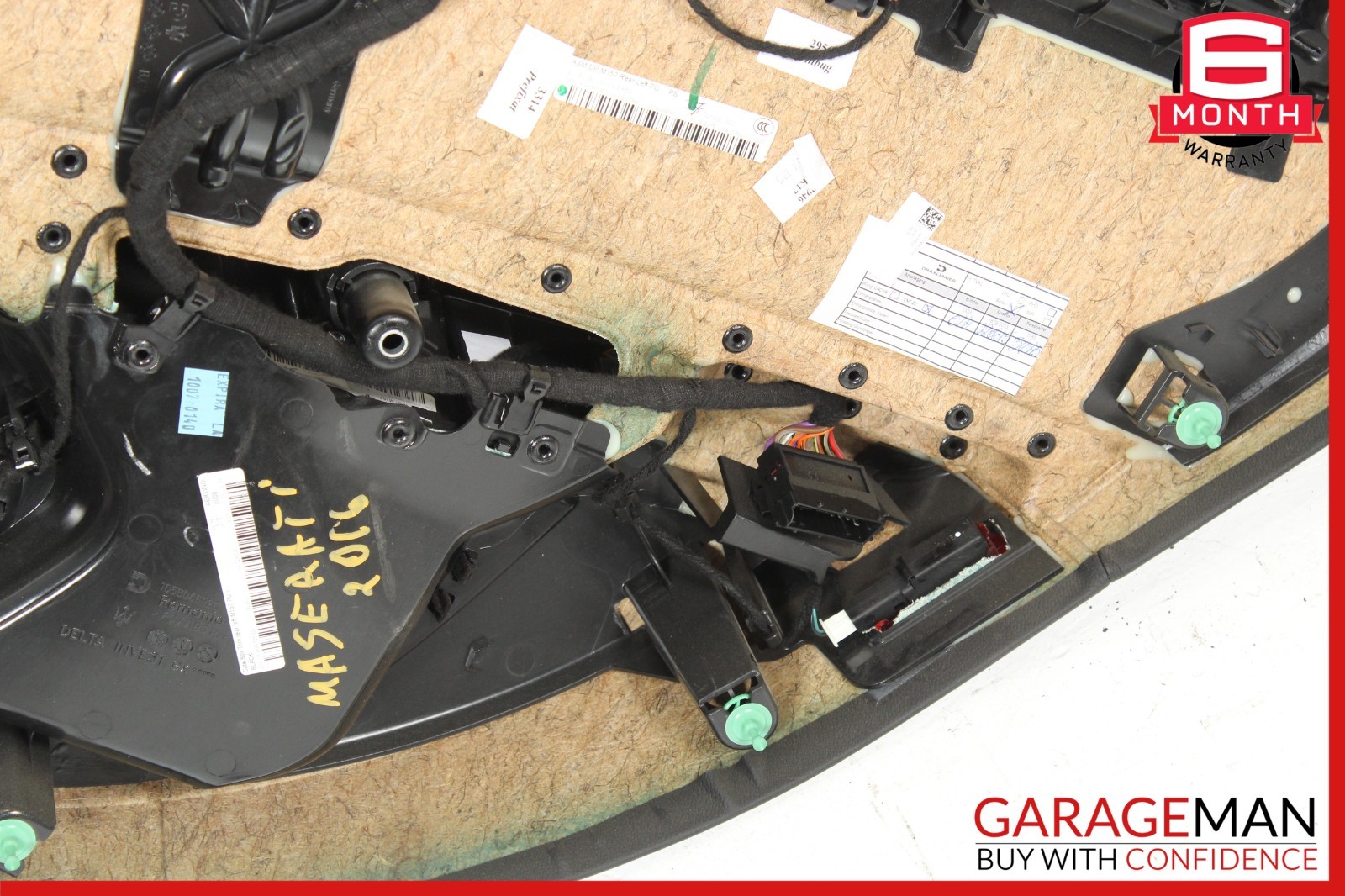 14-22 Maserati Ghibli M157 Rear Left Driver Side Interior Door Panel OEM