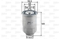 Neu - Valeo 587709 Kraftstofffilter FüR Ford Mazda Metrocab Mitsubishi Toyota