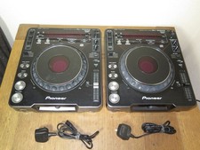 2 x Pioneer CDJ-1000MK2 DJ CD player - PAIR / BOTH WORK PERFECTLY-SERVICED
