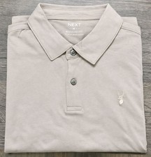 Mens NEXT Polo Shirt Short Sleeve Soft Cotton Plain Pique Regular Fit T Shirt