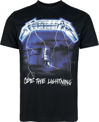 Metallica T-Shirt Herren Ride The Lightning - Heavyweight schwarz