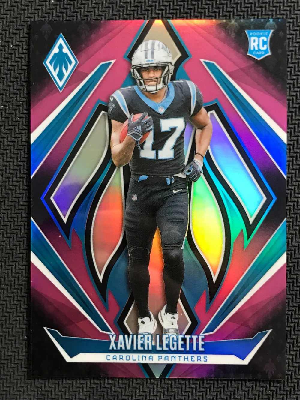 2024 Panini Phoenix Xavier Legette RC Rookie #249 Pink Fade Refractor /88 HD