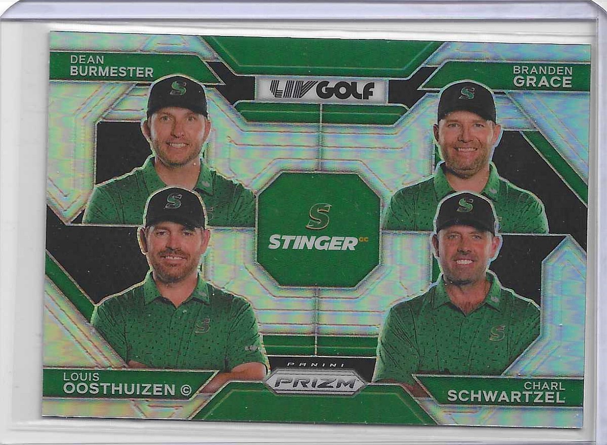 2024 Panini Prizm LIV Golf Stinger GC Team Silver Prizm Card #67