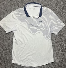 Under Armour Shirt Men s Small Iso Chill Performance Golf Polo Cool Heatgear