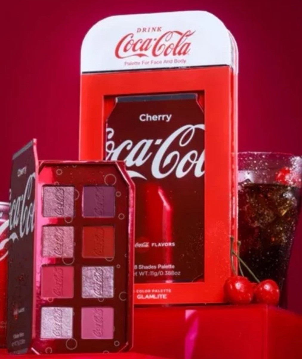 GLAMLITE X COCO COLA CHERRY PALETTE LIMITED EDITION NEW | eBay