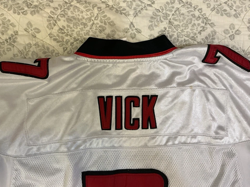 Camiseta deportiva de colección Y2K Michael Vick Atlanta Falcons #7 equipo NFL Reebok talla 54 (2XL) Foto 3 de 4