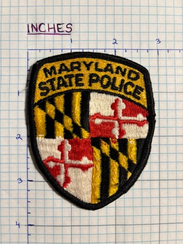 Maryland State Police Department  Patch (small) 