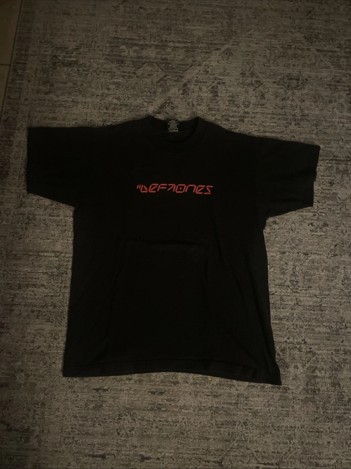 Vintage Y2K Deftones Digital Clock Font T Shirt Rare Size L image 3