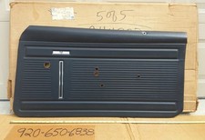 Nos Gm 1972 Chevy Nova 2dr Rh Black Interior Door Panel Assembly 72 Ss Nos Gm 1972 Chevy Nova 2dr Rh Black Interior Door Panel Assembly 72 Ss
