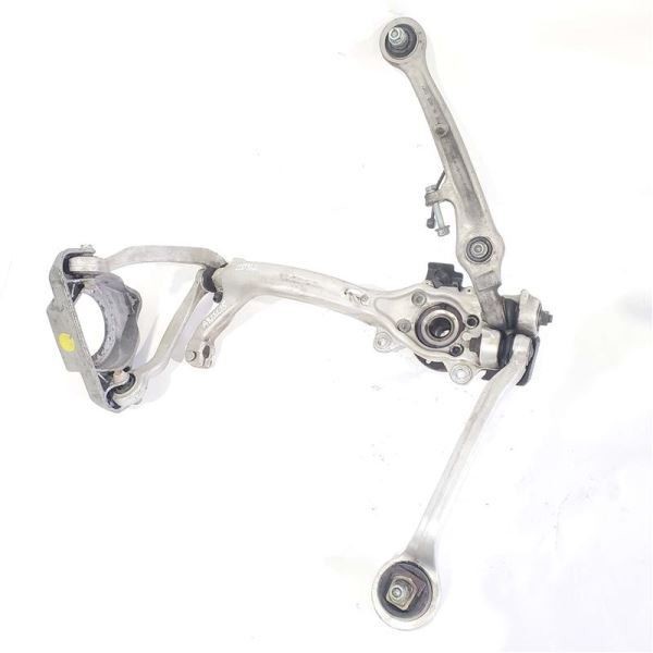 Front Left Spindle Knuckle with All Arms 4E0257M OEM 2006 Bentley Flying Spur