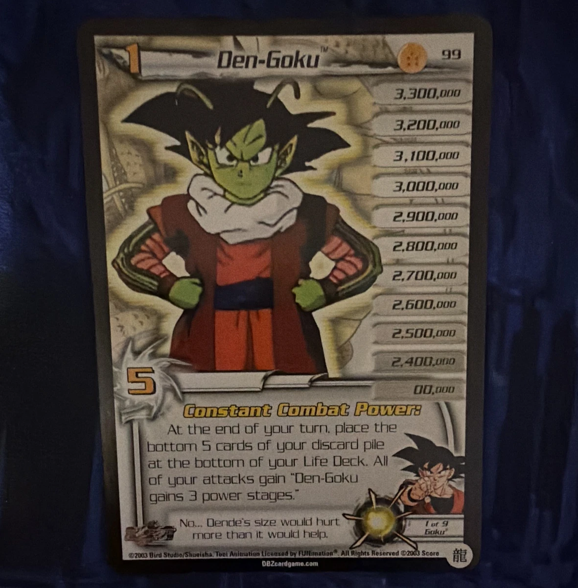 Dragon Ball Z TCG Rare Individual Collectible Card Game Cards for