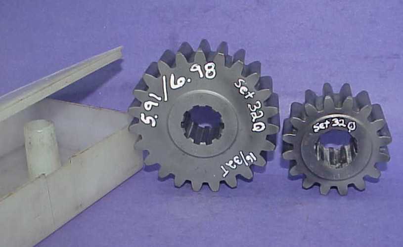 Frankland Racing Set #32Q Quick Change Rear End Gears 6.98-5.91 10 Spline & Case
