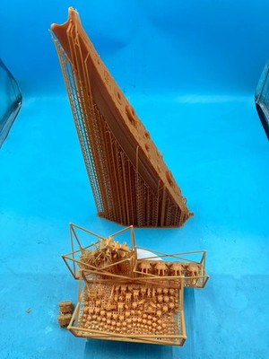 3D Printed 1/700 Japanese Navy Satsuma Battleship Unpainted Model Kit NEW