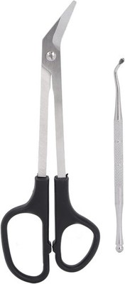 Yinhing Zehennagelknipser fr Senioren, Zehennagelschere mit Langem Griff,