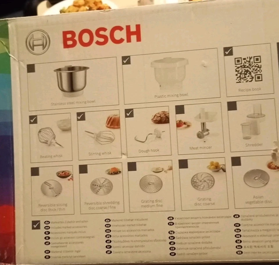 Bosch MUM 4 MUM Küchenmaschine Rührgerät weiß Neu - Bild 3 von 4