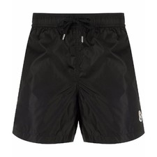 Moncler Logo Patch Swim Short Pants Black J1 091 2C000 04 53326 999 76271456