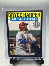 2021 Topps - 1986 Topps All-Star Baseball Bryce Harper #86AS35 Black /299