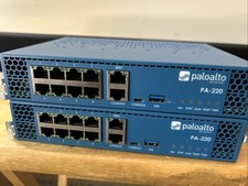 LOT OF 2 Palo Alto PA-220 Security Appliance Firewall NO AC ADAPTER