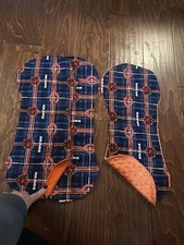 Set of 3 Baby Burp Cloths Unisex Ideal Baby Gift  Super Soft made with flannel