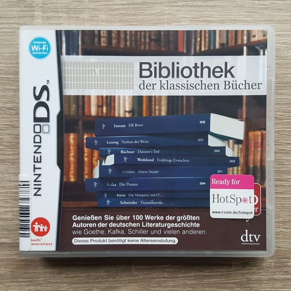Bibliothek Der Klassischen BüCher In Ovp Anleitung Nintendo Ds Spiel-image