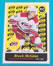2015-16 O-Pee-Chee Update Retro #U25 Brock McGinn Hurricanes HOCKEY Card B9