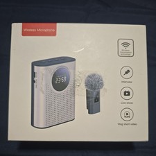 Wireless Voice Amplifier with Lavalier Lapel Microphone for Teachers,Speakers