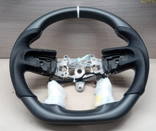 Matte Carbon Fiber Steering Wheel For Dodge Ram Rebel 1500 2019-2024 With Heated Matte Carbon Fiber Steering Wheel For Dodge Ram Rebel 1500 2019-2024 With Heated