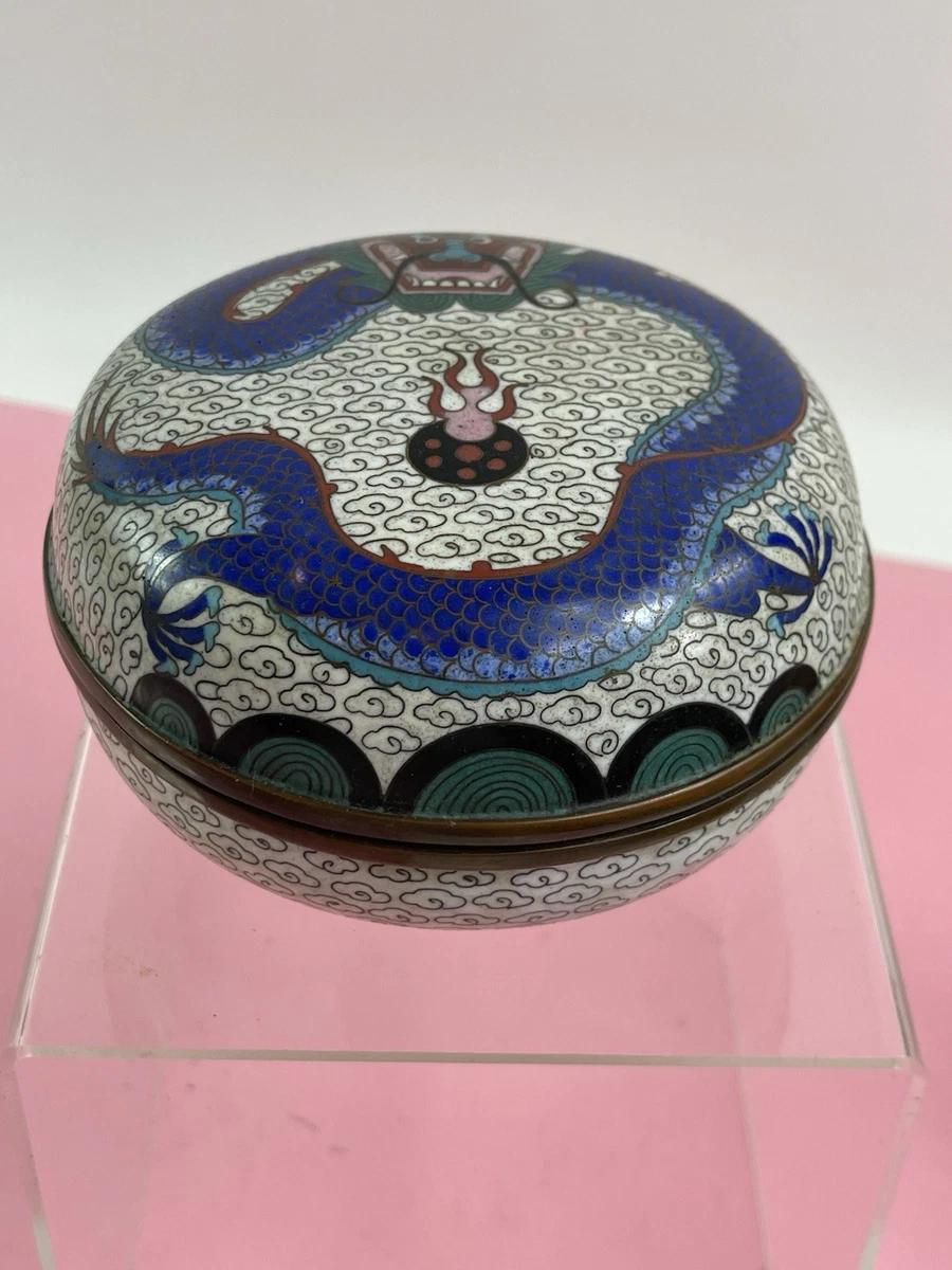 Asian Antiques Cloisonne Dragon In Antique Chinese Boxes for sale