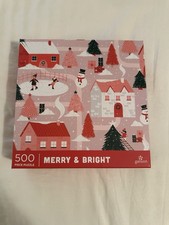 Merry Bright Galison Christmas Jigsaw Puzzle