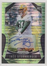2019 Panini Prizm Rookies Neon Green Pulsar Jace Sternberger #368 Auto 8p8