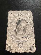 image pieuse canivet dentelle Marie pleine de grâces Bouasse Lebel