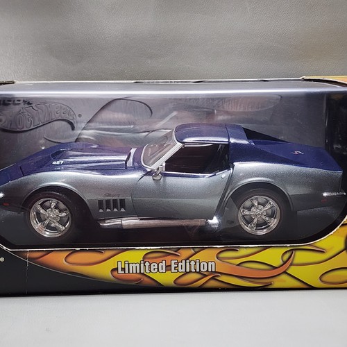Hot Wheels Metal Collection 1969 Chevy Corvette Modified 427 B6072 1:18 Diecast - Picture 2 of 13