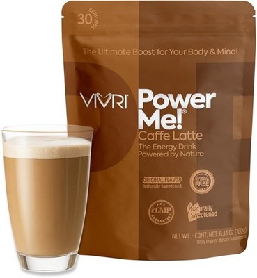 New Vivri Power me Caffe Latte/Cafe con leche 30 Porciones
