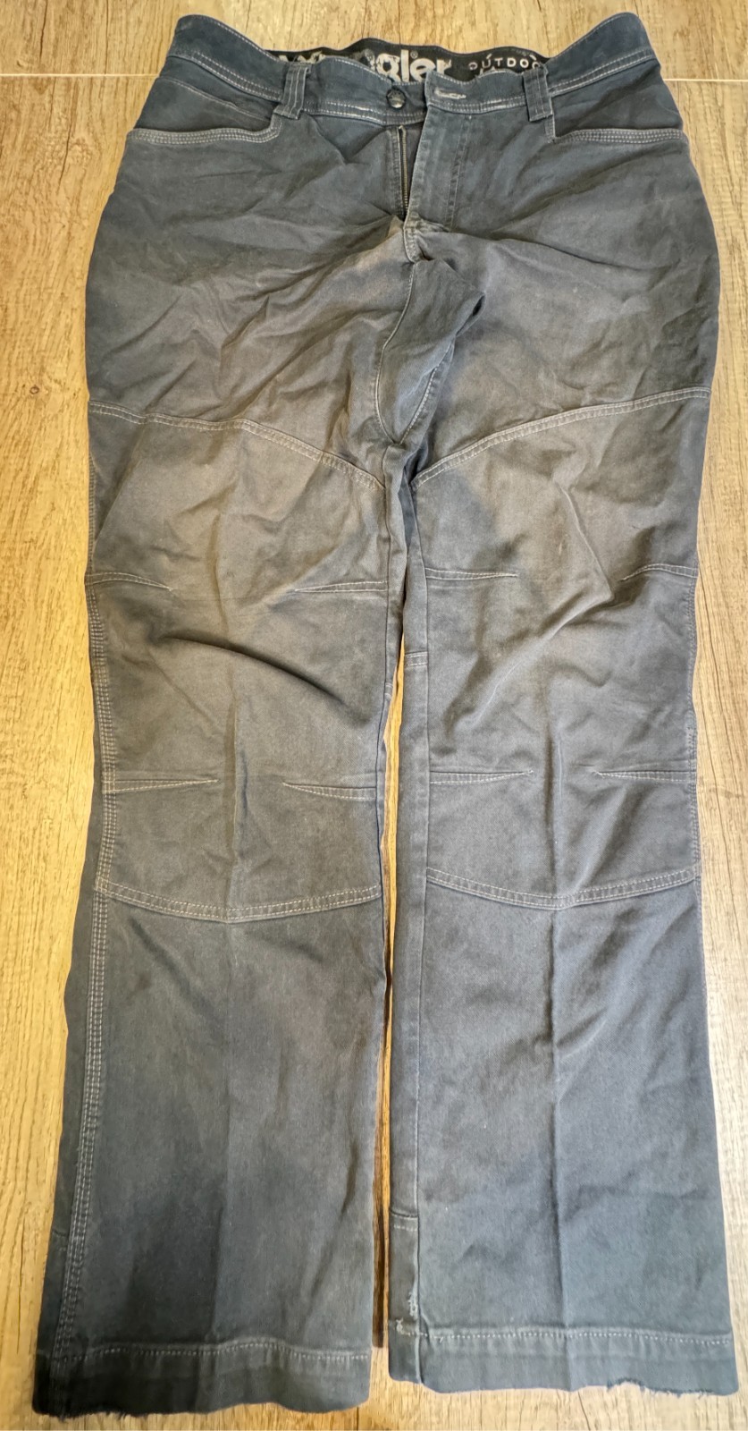 &rsquo;s Heavy Duty Black Work Canvas Jeans Ns857ca 34x32