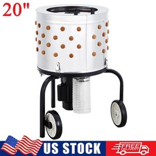 Motor Feather Plucker Stainless Steel Drum Chicken Plucker Machine 120V 280RPM