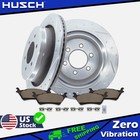 6 Lug REAR Drilled Rotors Ceramic Brake Pads for 2012 2013 2020 Ford F 150