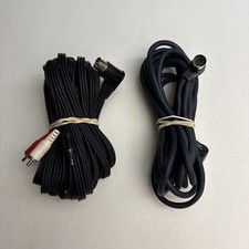 Clarion Marine Wired Remote 25 Ft RCA / Aux Cable  12 Ft Power Amp Input 8 Pin